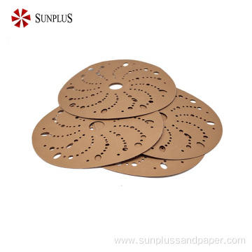 Gold Sandpaper Hook and Loop Abrasive Sanding Disc